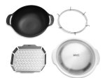 Griliaus įrankių rinikinys WEBER Wok and Steamer, kazanas, padėklas, dagtis, talpa 5,7l