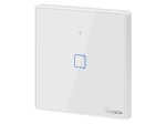 Išmanusis jungiklis SONOFF T2Eu1C-Rf, 1 kanalo, 2xCR2032 elementai (į kompl. neįeina), valdomas liečiamu mygtuku, programėle, Wi-Fi, baltos sp.