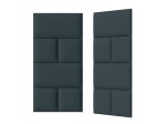 Sienų plokštė PUFFIN Mono Pk, spl. Navy Blue AK, 300x300x37 mm, dekoratyvinė, tekstilinė