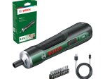 Akumuliatorinis suktuvas BOSCH Green PushDrive, integruota 3,6 V baterija, maks. Sukimo momentas 5 Nm