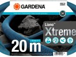 Tekstilinės žarnos rinkinys GARDENA Liano™ Xtrem, (19 mm - 3/4) 20 m, komplekte 1 x Liano™ 3/4"jungtis su vandens  stabdžiu, 1 x Liano™ 3/4" žarnos jungtis