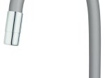 Snapas maišytuvui FERRO Elastico, lankstus, sidabrinis, W100S-B