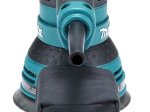 Ekscentrinis šlifuoklis MAKITA BO5041, galia 300 W, 125 mm, 4000-12000 min-1, 2,8 mm, 1,4 kg