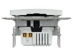 Kištukinis lizdas SCHNEIDER Sedna Design, įleidžiamas, be rėmelio, su įž., USB-A - USB-C, baltos sp., SDD111405