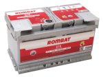Akumuliatorius ROMBAT EFB, START-STOP, 12 V, 75 Ah, 760 A, LB4, 315 x 175 x 175 mm