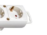 Ilgiklis BRENNENSTUHL Comfort-Line Plus, 6 lizd., 2m, su įž., su jungikliu, 3x1,5, baltos sp., 1153320100