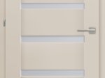 Laminuotos vidaus durys su užlaida VOSTER Etna 10, kairinės, spl. Cashmere, 2030x744x40 mm