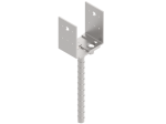 Kolonų atrama XIDO, U-tipo, 70-120x70x110mm, reguliuojama, 1 vnt