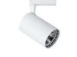 Kryptinis šviestuvas ant bėgelio DPM Epistar Cob, LED, 1 x 5W, 230V, 4000 K, 420 lm, IP20, aliuminis, 59 x 98 x 59 mm, baltos sp., STR-5W-W