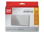 Skaitmeninė vidaus antena ONE FOR ALL AMPL COMPACT Full HD DVB-T2 ANT, baltos sp., 5G EU, SV9421