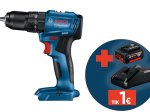 Akumuliatorinis smūginis suktuvas BOSCH Professional GSB, 18V-45 SOLO, sukimo momentas 21-45 Nm, 13 mm griebtuvas, 06019K3300, be akumuliatoriaus ir kroviklio