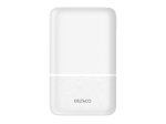 Išorinė baterija DELTACO PB-C1005, 10000 mAh, 2x USB-A, 1x USB-C, baltos sp.