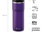 Termopuodelis ALADDIN Java, violetinės sp., 0,47 l