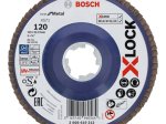 Tiesus žiedlapinis diskas BOSCH X-Lock, D 125 mm; K 120, tiesus