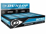 Skvošo kamuoliukai DUNLOP Intro, 1 dėž. - 12 vnt