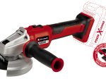 Akumuliatorinis kampinis šlifuoklis EINHELL AXXIO 18/125 Q, 18 V, bešepetėlis variklis, švelnus startas, maks. disko skresmuo 125 mm, beraktis diskų keitimas, be akumuliatorių ir kroviklio