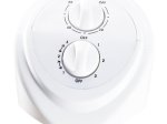 Pastatomas ventiliatorius COOL CLIMA, 45W, 3 greičiai, aukštis 77,5 cm, bokštas, baltos sp.