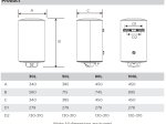 Elektrinis vandens šildytuvas MIDEA Lume Uno 80L WiFi, galia 1500 W