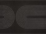 Kilimėlis TOKYO, 58 x 90 cm, 100% poliesteris, juodos spl., 704823