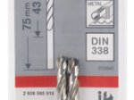 Grąžtas metalui BOSCH HSS-G, 2 x 24 x 49 mm, 2 vnt