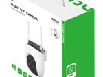 Išmanioji lauko kamera DELTACO SH-IPC18, IP65, 3MP,2304 x 1296, IR nuotolis 10m, palaiko MicroSD iki 128 gb, Wi-Fi, valdymas telefonu, baltos sp.