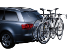Automobilinis dviračių laikiklis THULE, 3 dviračiams, ant kablio, atlaikomas svoris 45 kg