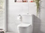 Klozetas GROHE Euro Ceramic, pastatomas, dvigubas nuleidimas 3/6 l, be nuplovimo lanko, įvadas iš apačios, su lėtai nusileidžiančiu dangčiu, 39462000
