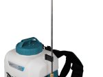 Akumuliatorinis sodininko purkštuvas MAKITA DUS108Z, 18 V, 10 l, 0.9 l/min - 1.7 l/min, maksimalus slėgis 5 Bar, žarnos ilgis 1,7 m, koto ilgis 0,6 m, svoris 5,2 kg, Be akumuliatorių ir pakrovėjo.