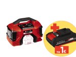 Akumuliatorinis oro kompresorius EINHELL PRESSITO 18/21, 18 V, maksimalus darbinis slėgis 10,5 bar, be akumuliatorių ir kroviklio