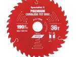 Medienos pjovimo diskas SPECIALIST+ Premium, akumuliatoriniams pjūklams, 190x30 mm, 36 dantys