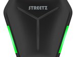 Ausinės STREETZ TWS-115, True Wireless Stereo, 500 mAh, su dėžute, matinės juodos sp.