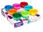 Modelinas GENIO KIDS, natūralus plastilinas, 8 spalvos po 50 g