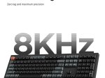 Belaidė žaidimų klaviatūra KEYCHRON V6 Ultra 8K, 100% mechaninė, juodos sp., V6U-D4