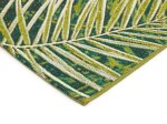 Kilimas ANDIAMO Portland, 80 x 150 cm, žalios spl., 75% polipropilenas, 25% poliesteris, tinkamas viduje ir lauke, Egiptas, 704194