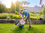 Laistymo vežimėlio komplektas GARDENA Cleverroll M Easy, Flex žarna 13 mm (1/2"), 25 m, su priedais