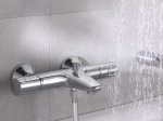 Vonios maišytuvas GROHE PRECISION START, termostatinis, vandenį taupantis, chromas, 34598000