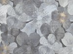 Dekoratyvinės keraminės plytelės KAI REFLECTION FLOWERS GREY 3445, 20 x 50 cm, 1,300 m2/dėž., spl. pilka