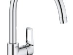 Plautuvės maišytuvas GROHE Quickfix Start Loop, C formos snapas, chromas, 31374001