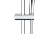 Dušo komplektas GROHE QuickFix Vitalio Comfort 110, 2-srovių dušelis, stovas ir žarna, klijuojamas arba prisukamas, chromo spalva, 26929001