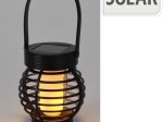 Pakabinamas žibintas SOLAR GARDEN LIGHT, LED, aukštis 11 cm, juodos sp.