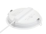 Montuojamas šviestuvas panelė PHILIPS Meson, įleidžiama, LED 23,5 W, 3000 K, 2450 lm, apvali, baltos sp., 215 mm skersmens