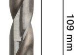 Grąžtas metalui BOSCH HSS-G, DIN 338, 6,8 × 69 × 109 mm
