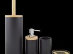 Muilinė SEPIO Tokyo black, pastatoma, keramika, juoda/bambuko spl.