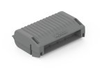 Hermetinė dėžutė WAGO Gelbox-3, IPX8, 33,6x17,8x52,7 mm, 4mm, 1 vnt. pilkos sp.