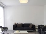 Išmanusis lubinis LED šviestuvas GLOBO Ully Smart Light, 24W, 230V, 2400 lm, 2700-6000K, su 2xAA el., pultu, vald. per progr., dimer., matinis juodas, 485x485x60 mm, 48025BSH