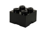 Daiktadėžė kaladėlė LEGO, 25 x 18 x 25 cm, juodos sp.
