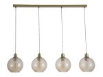 Pakabinamas šviestuvas SEARCHLIGHT Radiance, E27, 4 x 60W, 230V, 1100 x 200 x 300 mm, maksimalus aukštis 1200 mm, 44520-4CP