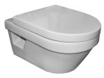 Klozetas VILLEROY & BOCH Architectura, pakabinamas, "Clean On", be rėmelio, su lėtai nusileidžiančiu dangčiu, 5684HR01