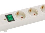 Ilgiklis BRENNENSTUHL Comfort-Line Plus, 4 lizd., 2m, su įž., su jungikliu, baltos sp., 1153320100