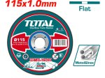 Abrazyvinis metalo pjovimo diskas TOTAL, 115x1,0x22 mm, TAC2101151